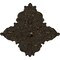 Ekena Millwork Melchor Diamond Medallion (Canopies up to 4"), 67 1/4"W x 43 3/8"H x 4"ID x 2"P, Stone Hearth CM70X43MLSHC - alternate 2